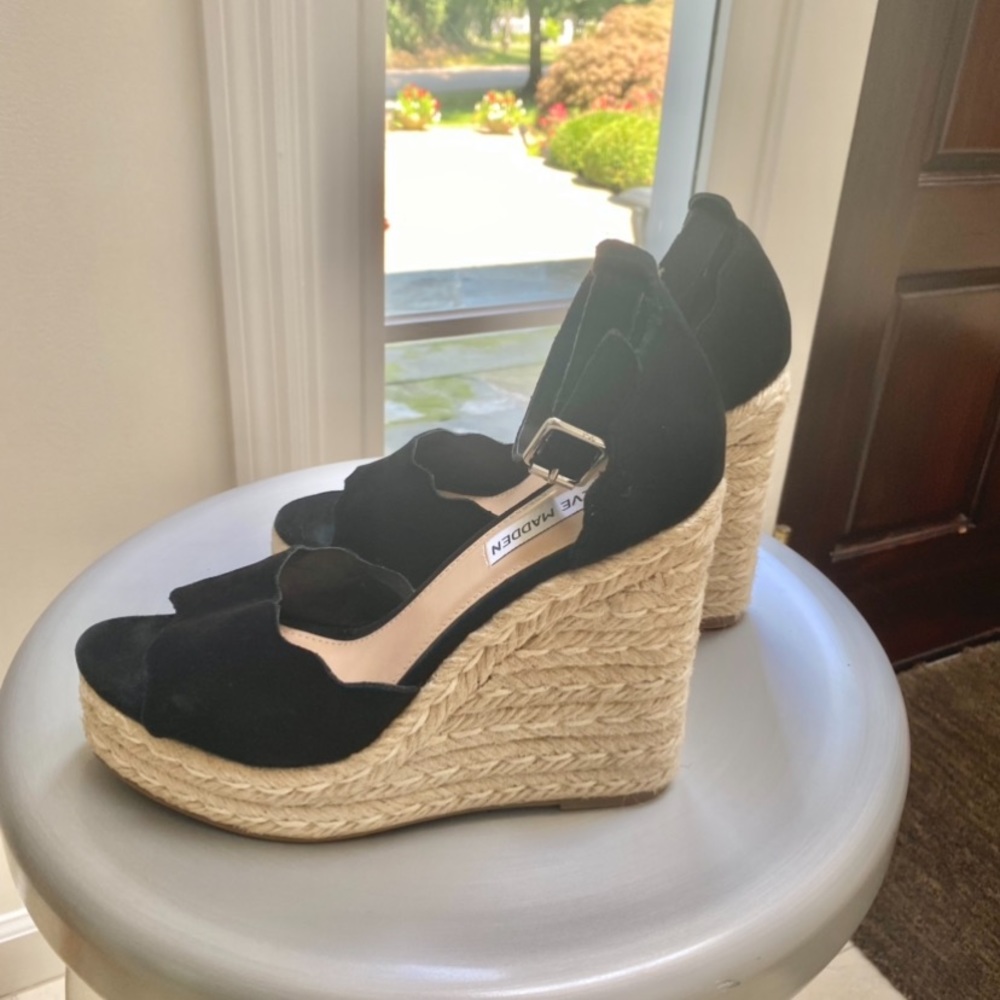 Steve Madden Susanna Wedge Espadrille Sandals 7.5